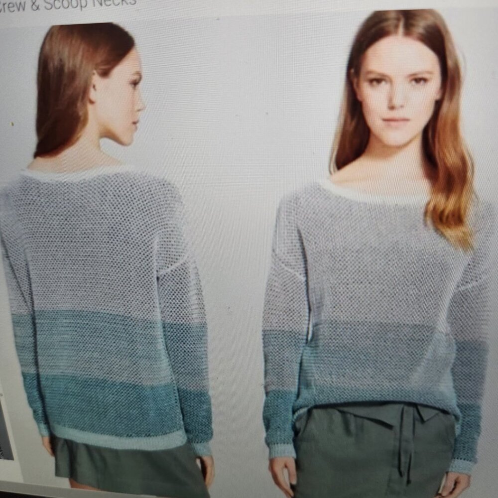 Gorgeous Vince Blue Ombre Sweater Size S/P